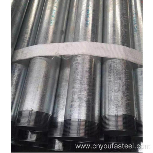 Flange End 2 Galvanized Threaded Pipe